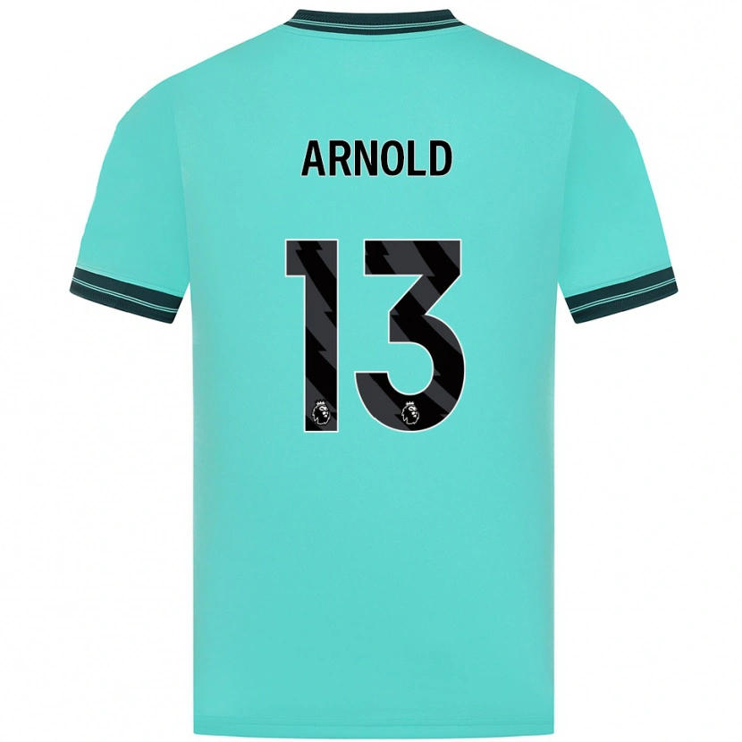 Danxen Herren Alfie Arnold #13 Himmelblau Grün Auswärtstrikot Trikot 2025/26 T-Shirt Schweiz