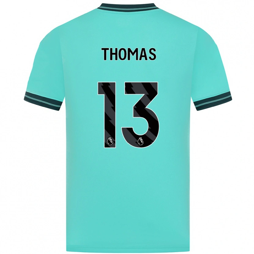 Danxen Herren Bec Thomas #13 Himmelblau Grün Auswärtstrikot Trikot 2025/26 T-Shirt Schweiz