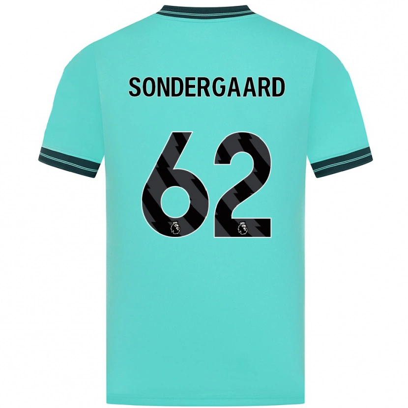 Danxen Herren Andreas Sondergaard #62 Himmelblau Grün Auswärtstrikot Trikot 2025/26 T-Shirt Schweiz