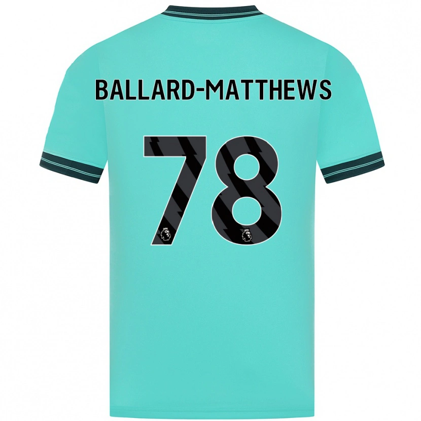 Danxen Herren Emilio Ballard-Matthews #78 Himmelblau Grün Auswärtstrikot Trikot 2025/26 T-Shirt Schweiz