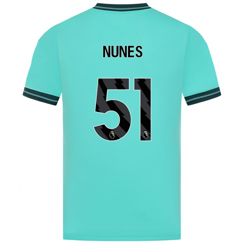 Danxen Herren Grazi Nunes #51 Himmelblau Grün Auswärtstrikot Trikot 2025/26 T-Shirt Schweiz