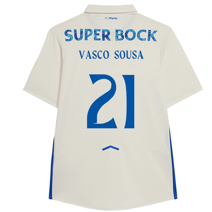Danxen Herren Vasco Sousa #21 Weiß Blau Ausweichtrikot Trikot 2025/26 T-Shirt Schweiz