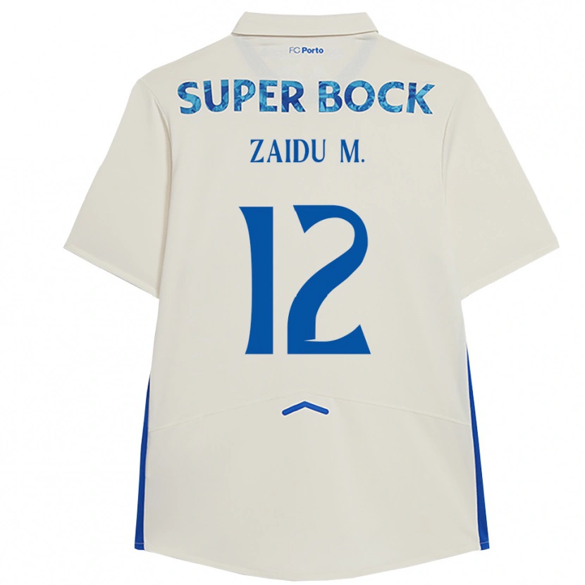 Danxen Herren Zaidu #12 Weiß Blau Ausweichtrikot Trikot 2025/26 T-Shirt Schweiz