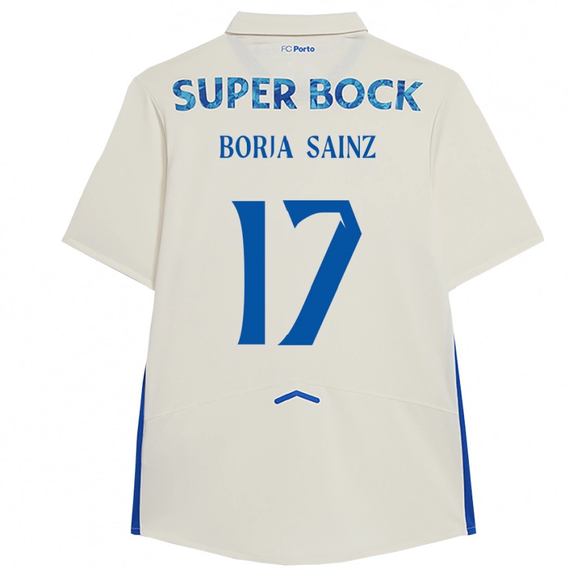 Danxen Herren Borja Sainz #17 Weiß Blau Ausweichtrikot Trikot 2025/26 T-Shirt Schweiz
