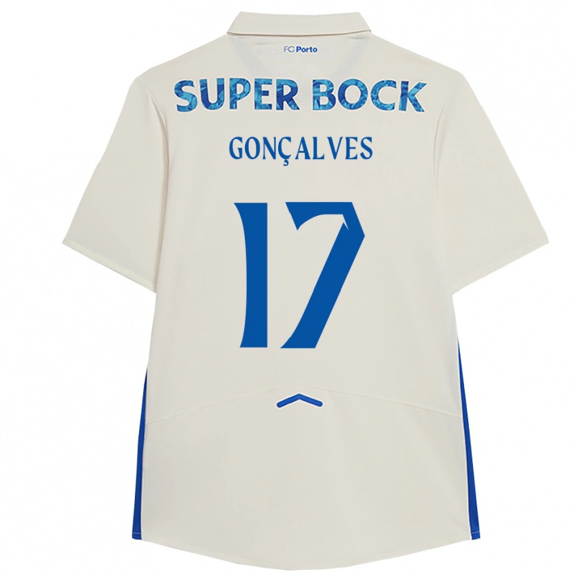 Danxen Herren Rodrigo Gonçalves #17 Weiß Blau Ausweichtrikot Trikot 2025/26 T-Shirt Schweiz