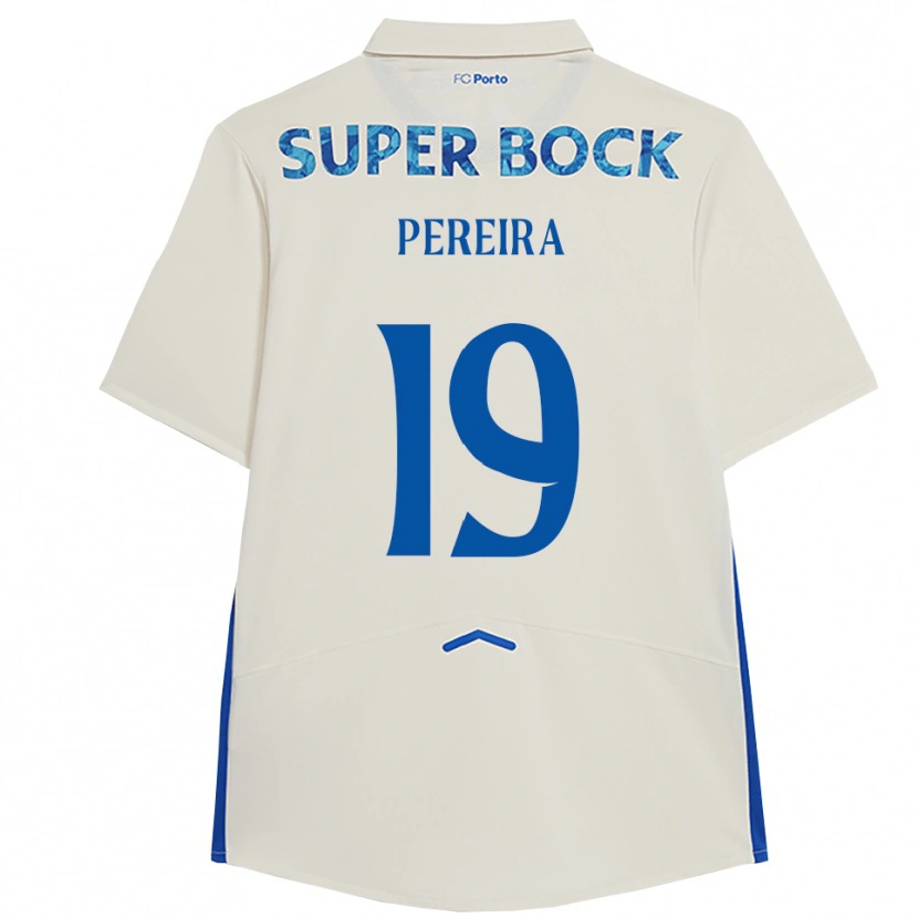 Danxen Herren João Pereira #19 Weiß Blau Ausweichtrikot Trikot 2025/26 T-Shirt Schweiz