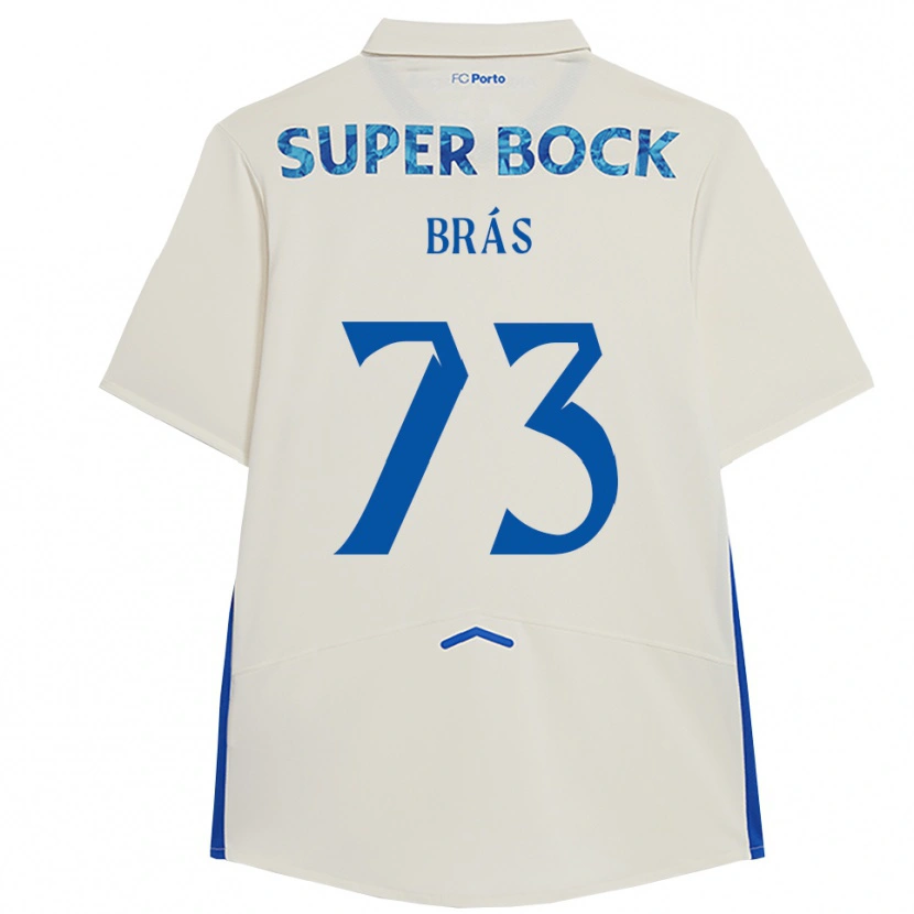 Danxen Herren Gabriel Brás #73 Weiß Blau Ausweichtrikot Trikot 2025/26 T-Shirt Schweiz