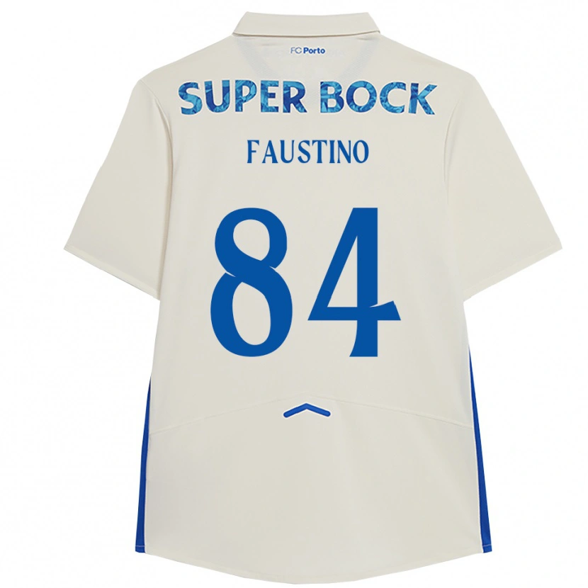 Danxen Herren Levi Faustino #84 Weiß Blau Ausweichtrikot Trikot 2025/26 T-Shirt Schweiz