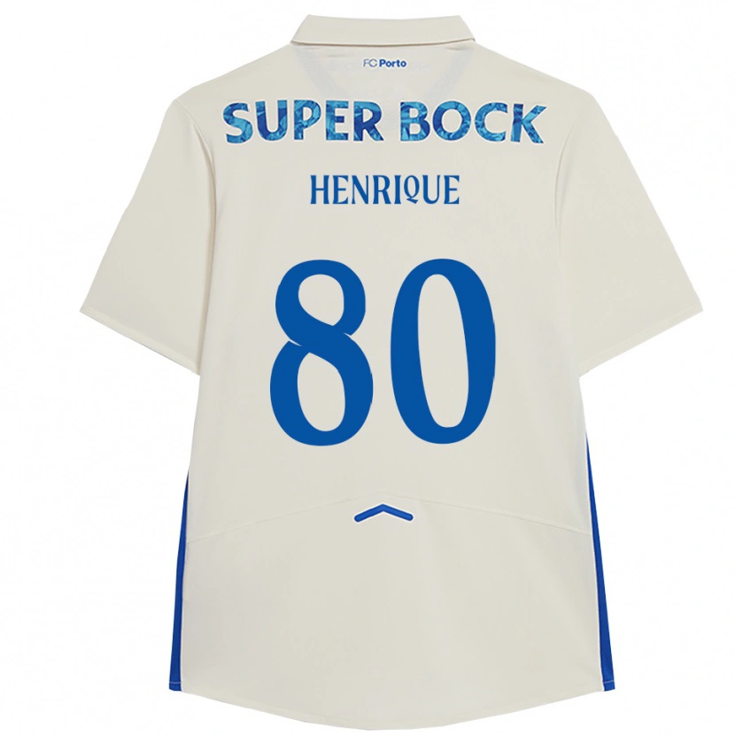 Danxen Herren Kaio Henrique #80 Weiß Blau Ausweichtrikot Trikot 2025/26 T-Shirt Schweiz