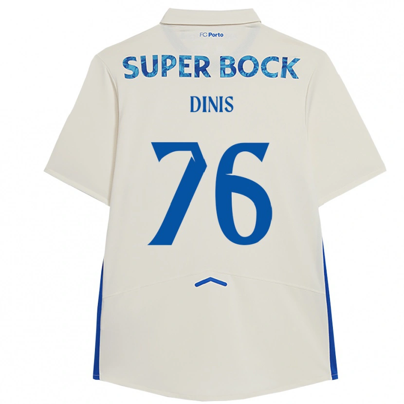 Danxen Herren Dinis #76 Weiß Blau Ausweichtrikot Trikot 2025/26 T-Shirt Schweiz