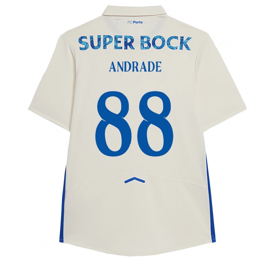 Danxen Herren Domingos Andrade #88 Weiß Blau Ausweichtrikot Trikot 2025/26 T-Shirt Schweiz