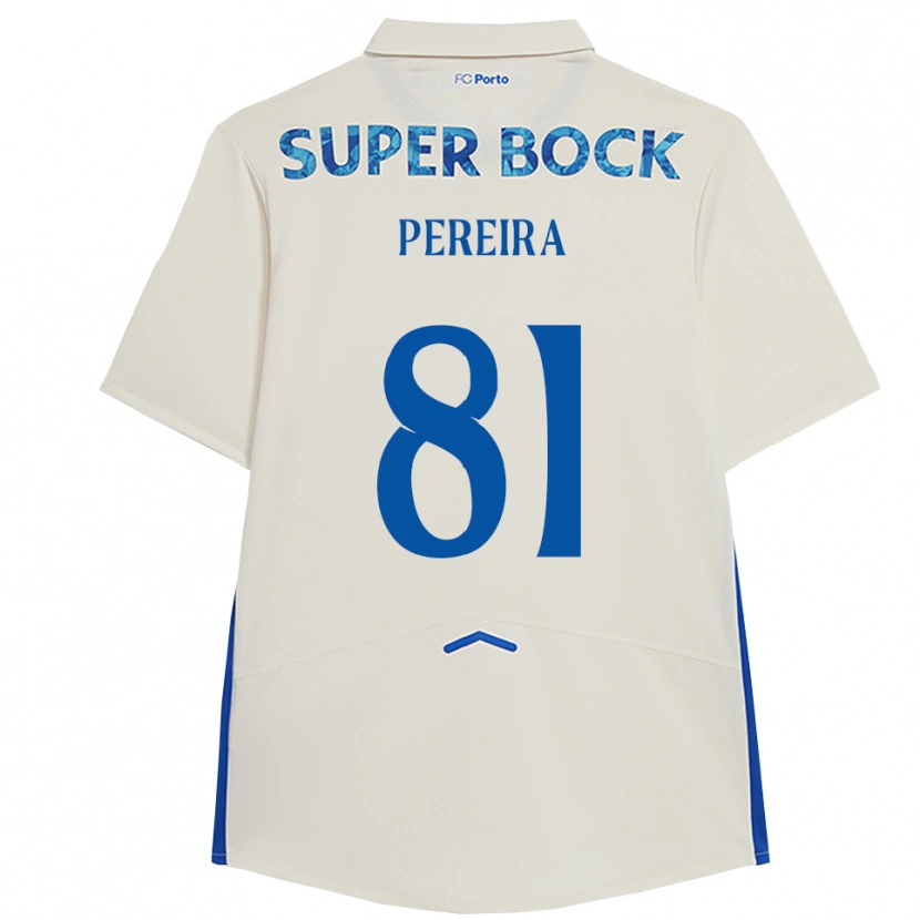 Danxen Herren Martim Pereira #81 Weiß Blau Ausweichtrikot Trikot 2025/26 T-Shirt Schweiz