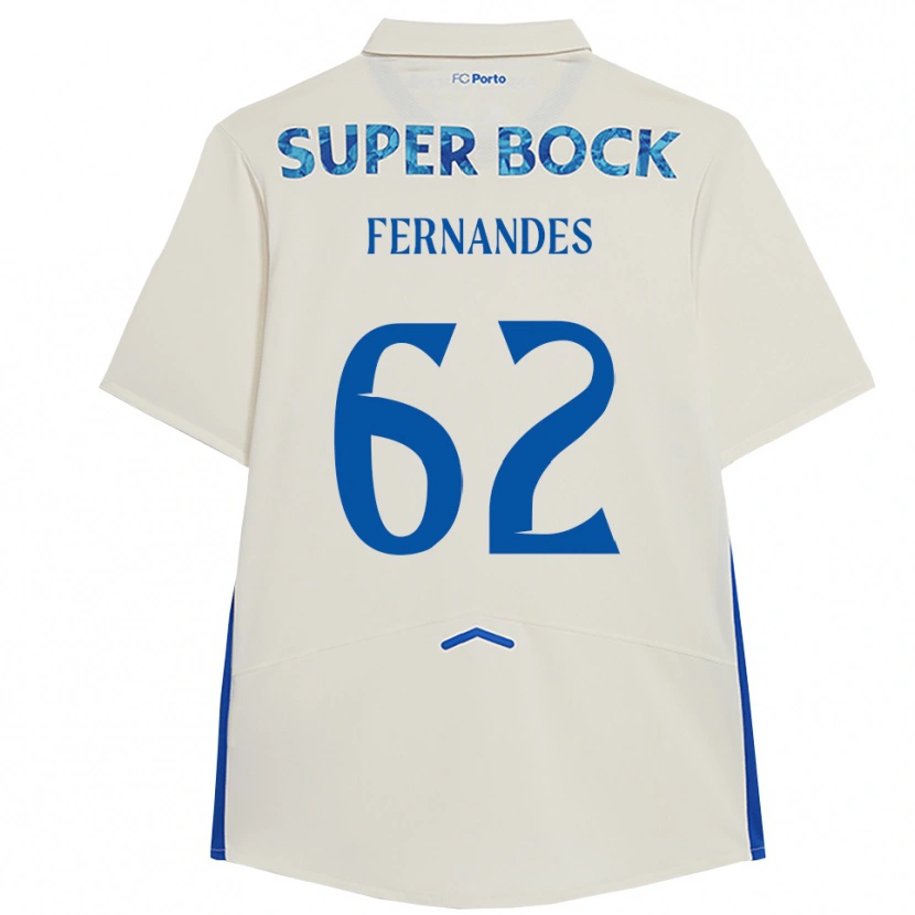 Danxen Herren Rodrigo Fernandes #62 Weiß Blau Ausweichtrikot Trikot 2025/26 T-Shirt Schweiz