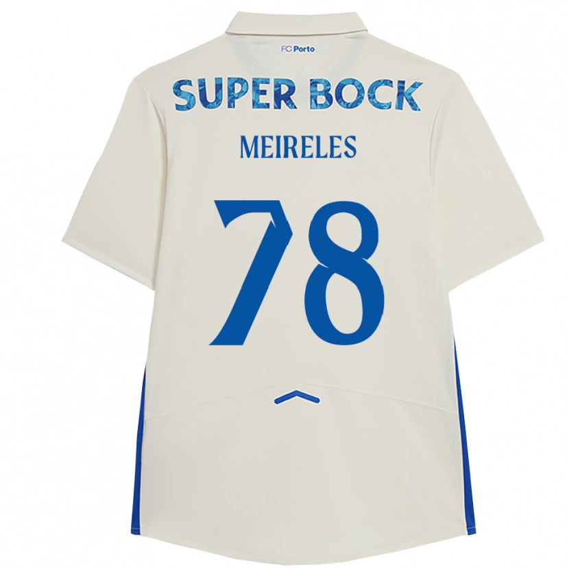 Danxen Herren Jorge Meireles #78 Weiß Blau Ausweichtrikot Trikot 2025/26 T-Shirt Schweiz