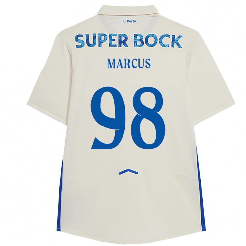 Danxen Herren Abraham Marcus #98 Weiß Blau Ausweichtrikot Trikot 2025/26 T-Shirt Schweiz