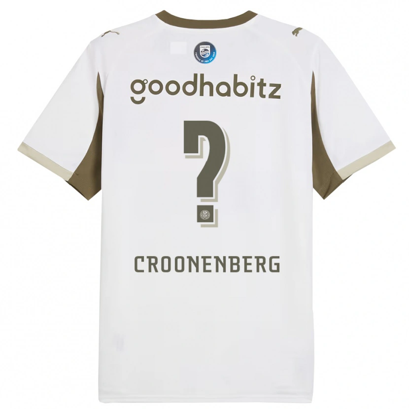 Danxen Herren Luca Croonenberg #0 Weiß Grau Ausweichtrikot Trikot 2025/26 T-Shirt Schweiz