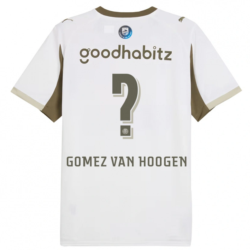 Danxen Herren Samuel Gomez Van Hoogen #0 Weiß Grau Ausweichtrikot Trikot 2025/26 T-Shirt Schweiz