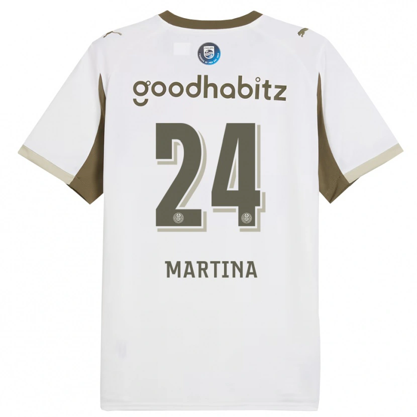 Danxen Herren Shijona Martina #24 Weiß Grau Ausweichtrikot Trikot 2025/26 T-Shirt Schweiz