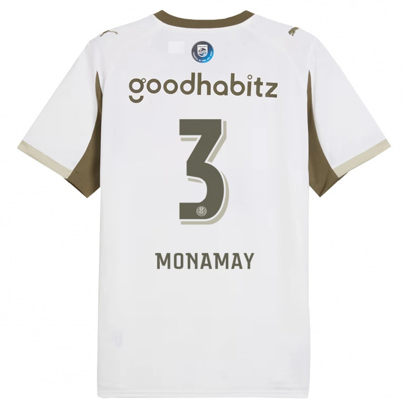 Danxen Herren Madi Monamay #3 Weiß Grau Ausweichtrikot Trikot 2025/26 T-Shirt Schweiz