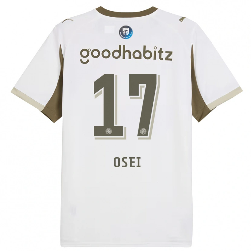 Danxen Herren Micaiah Osei #17 Weiß Grau Ausweichtrikot Trikot 2025/26 T-Shirt Schweiz
