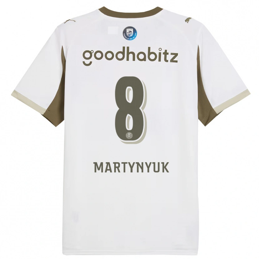 Danxen Herren Anton Martynyuk #8 Weiß Grau Ausweichtrikot Trikot 2025/26 T-Shirt Schweiz