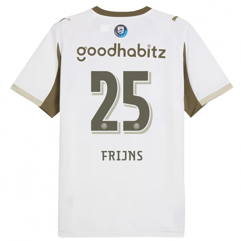 Danxen Herren Emma Frijns #25 Weiß Grau Ausweichtrikot Trikot 2025/26 T-Shirt Schweiz
