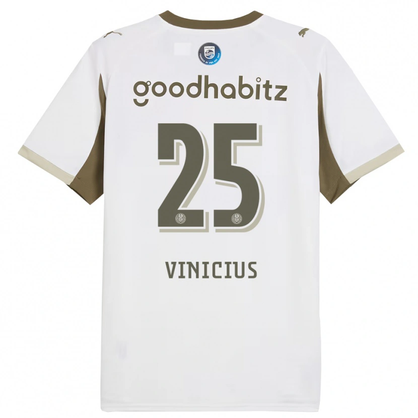 Danxen Herren Carlos Vinicius #25 Weiß Grau Ausweichtrikot Trikot 2025/26 T-Shirt Schweiz
