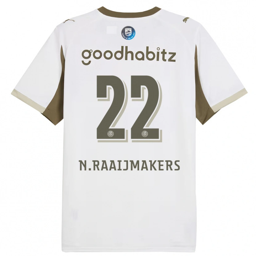 Danxen Herren Niels Raaijmakers #22 Weiß Grau Ausweichtrikot Trikot 2025/26 T-Shirt Schweiz