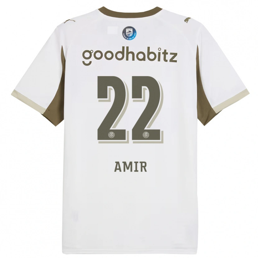 Danxen Herren Amir Al-Anany #22 Weiß Grau Ausweichtrikot Trikot 2025/26 T-Shirt Schweiz