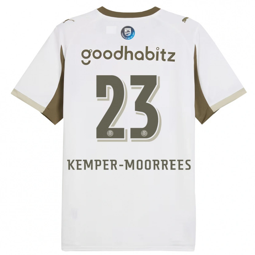 Danxen Herren Myrthe Kemper-Moorrees #23 Weiß Grau Ausweichtrikot Trikot 2025/26 T-Shirt Schweiz