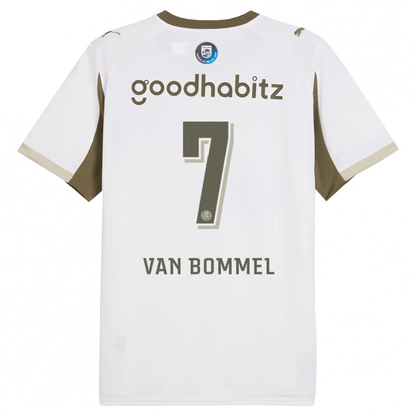 Danxen Herren Ruben Van Bommel #7 Weiß Grau Ausweichtrikot Trikot 2025/26 T-Shirt Schweiz