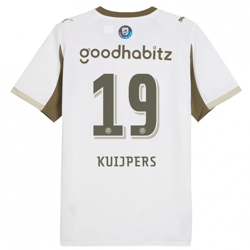Danxen Herren Jeslynn Kuijpers #19 Weiß Grau Ausweichtrikot Trikot 2025/26 T-Shirt Schweiz