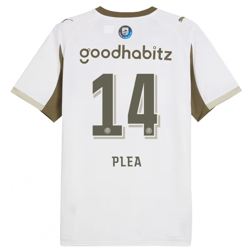 Danxen Herren Alassane Pléa #14 Weiß Grau Ausweichtrikot Trikot 2025/26 T-Shirt Schweiz