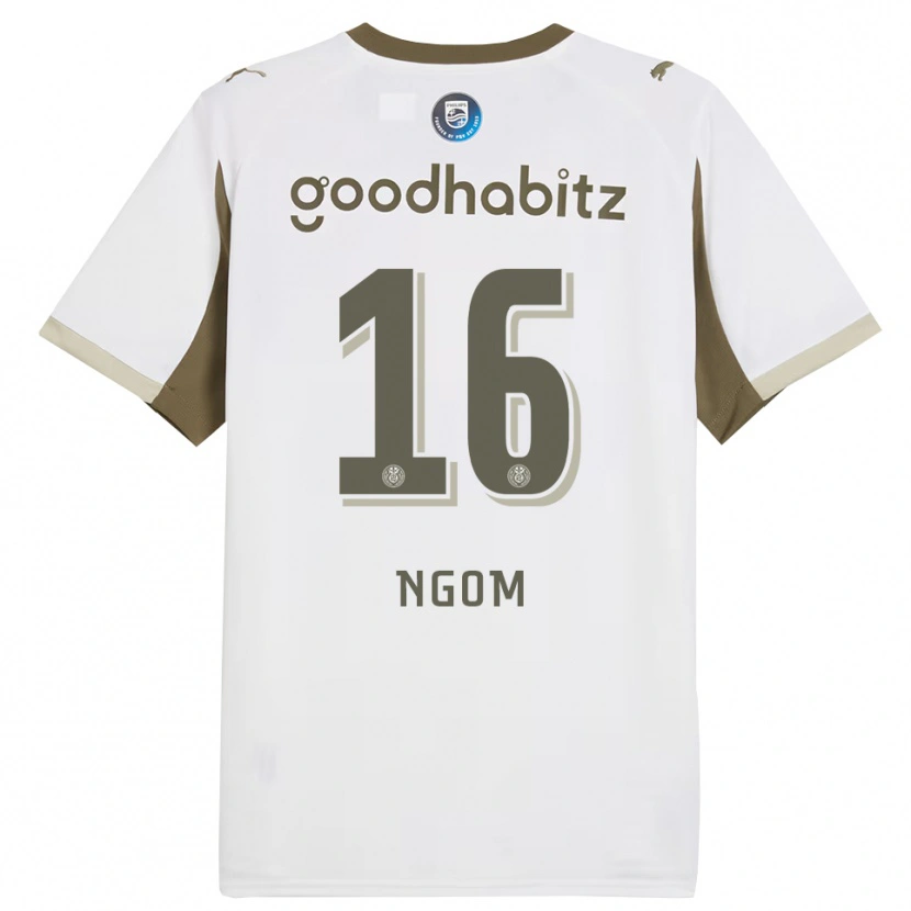 Danxen Herren Khadim Ngom #16 Weiß Grau Ausweichtrikot Trikot 2025/26 T-Shirt Schweiz