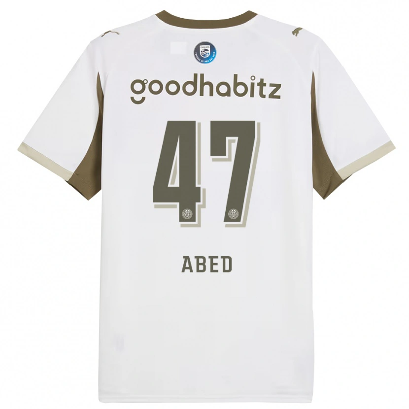 Danxen Herren Tai Abed #47 Weiß Grau Ausweichtrikot Trikot 2025/26 T-Shirt Schweiz