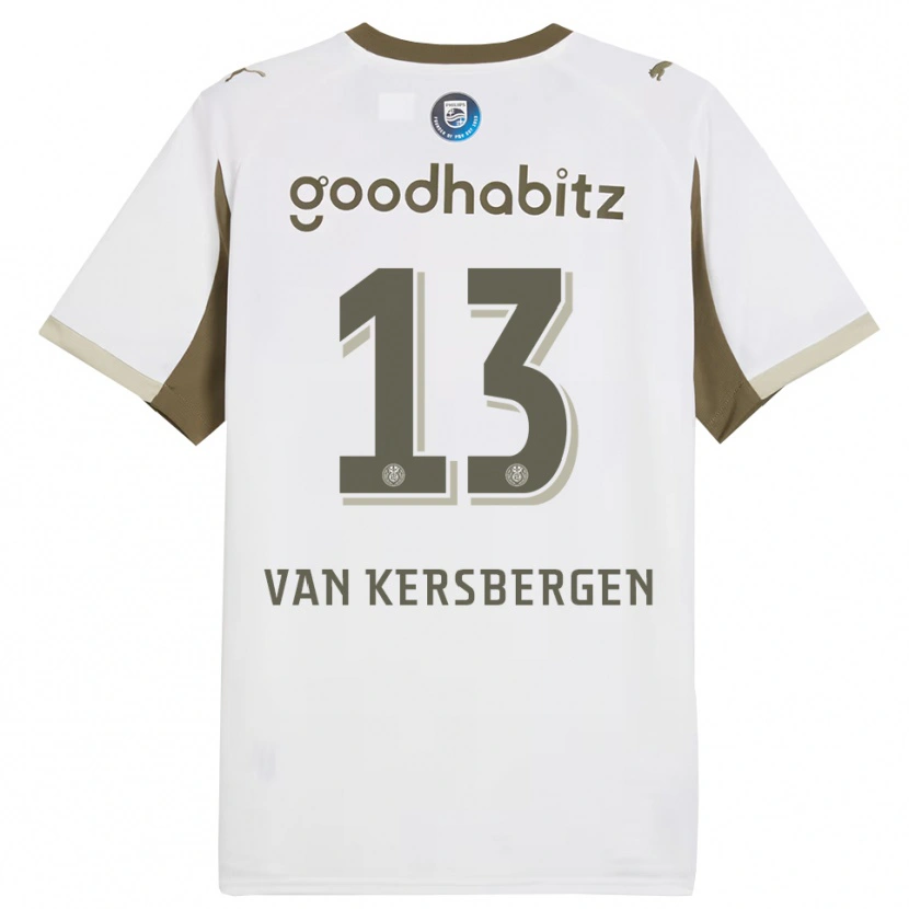 Danxen Herren Sander Van Kersbergen #13 Weiß Grau Ausweichtrikot Trikot 2025/26 T-Shirt Schweiz