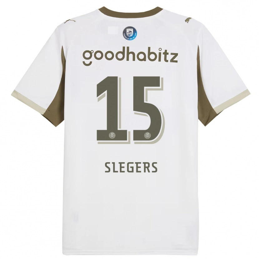 Danxen Herren Kor Slegers #15 Weiß Grau Ausweichtrikot Trikot 2025/26 T-Shirt Schweiz
