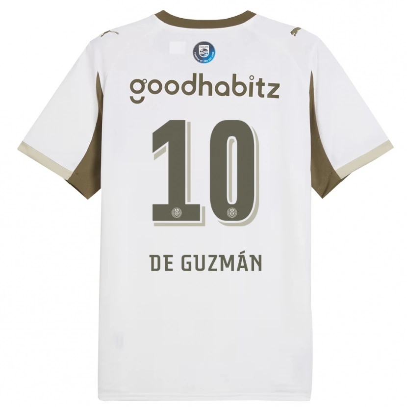 Danxen Herren Jaden De Guzmán #10 Weiß Grau Ausweichtrikot Trikot 2025/26 T-Shirt Schweiz