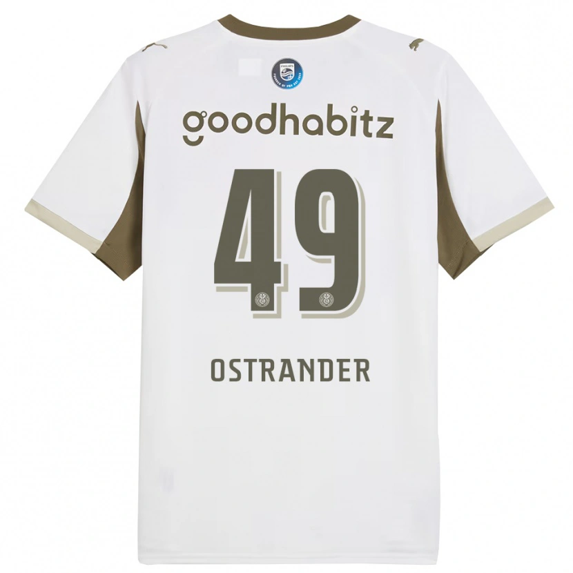 Danxen Herren William Ostrander #49 Weiß Grau Ausweichtrikot Trikot 2025/26 T-Shirt Schweiz
