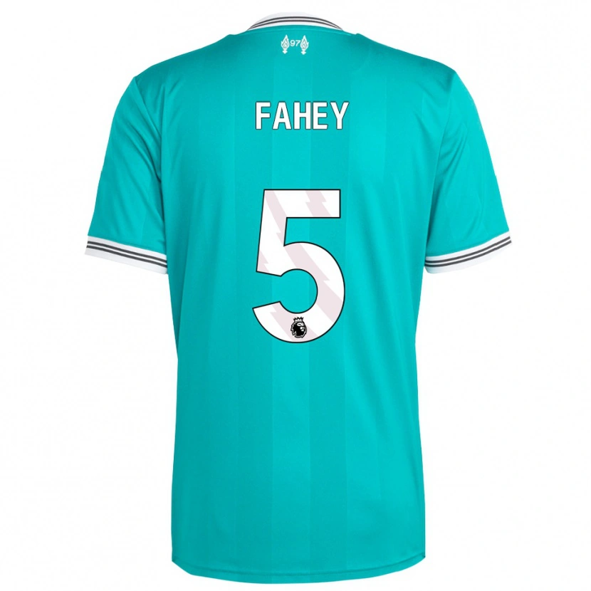 Danxen Herren Niamh Fahey #5 Grün Weiß Ausweichtrikot Trikot 2025/26 T-Shirt Schweiz