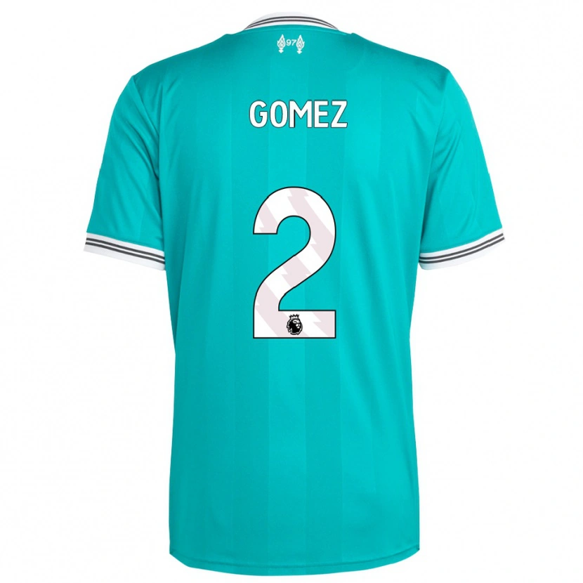 Danxen Herren Joe Gomez #2 Grün Weiß Ausweichtrikot Trikot 2025/26 T-Shirt Schweiz