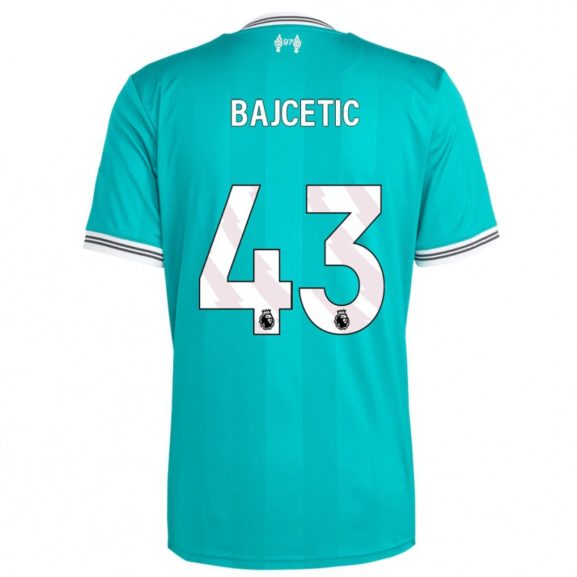 Danxen Herren Stefan Bajcetic #43 Grün Weiß Ausweichtrikot Trikot 2025/26 T-Shirt Schweiz