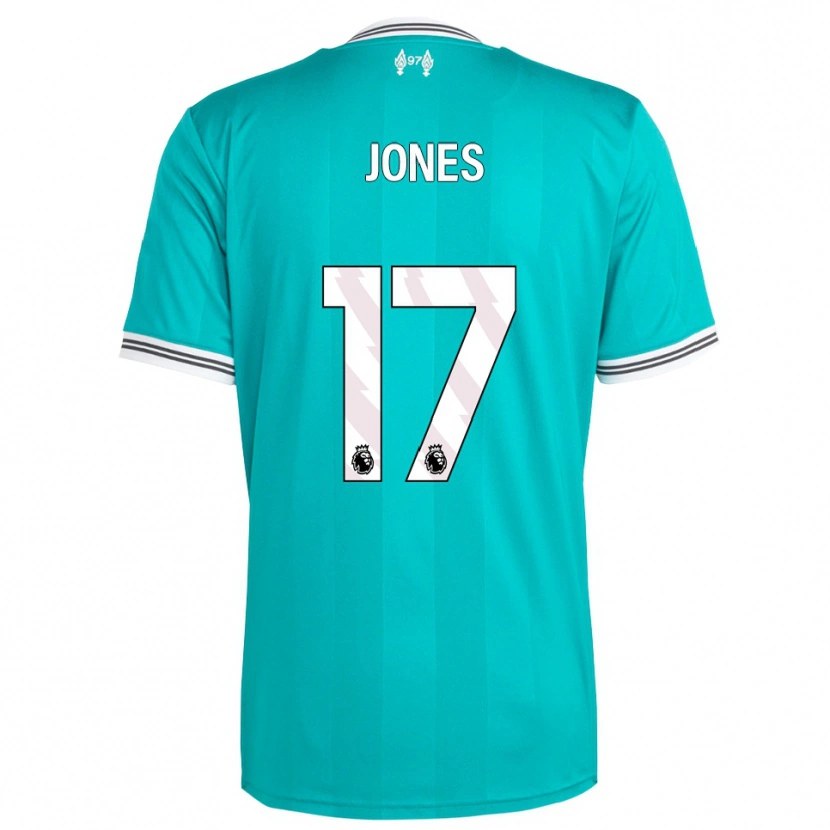 Danxen Herren Curtis Jones #17 Grün Weiß Ausweichtrikot Trikot 2025/26 T-Shirt Schweiz