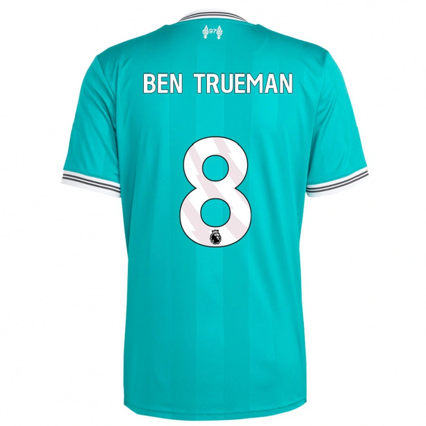 Danxen Herren Ben Trueman #8 Grün Weiß Ausweichtrikot Trikot 2025/26 T-Shirt Schweiz