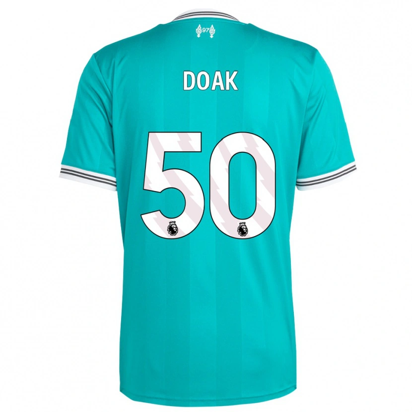 Danxen Herren Ben Doak #50 Grün Weiß Ausweichtrikot Trikot 2025/26 T-Shirt Schweiz