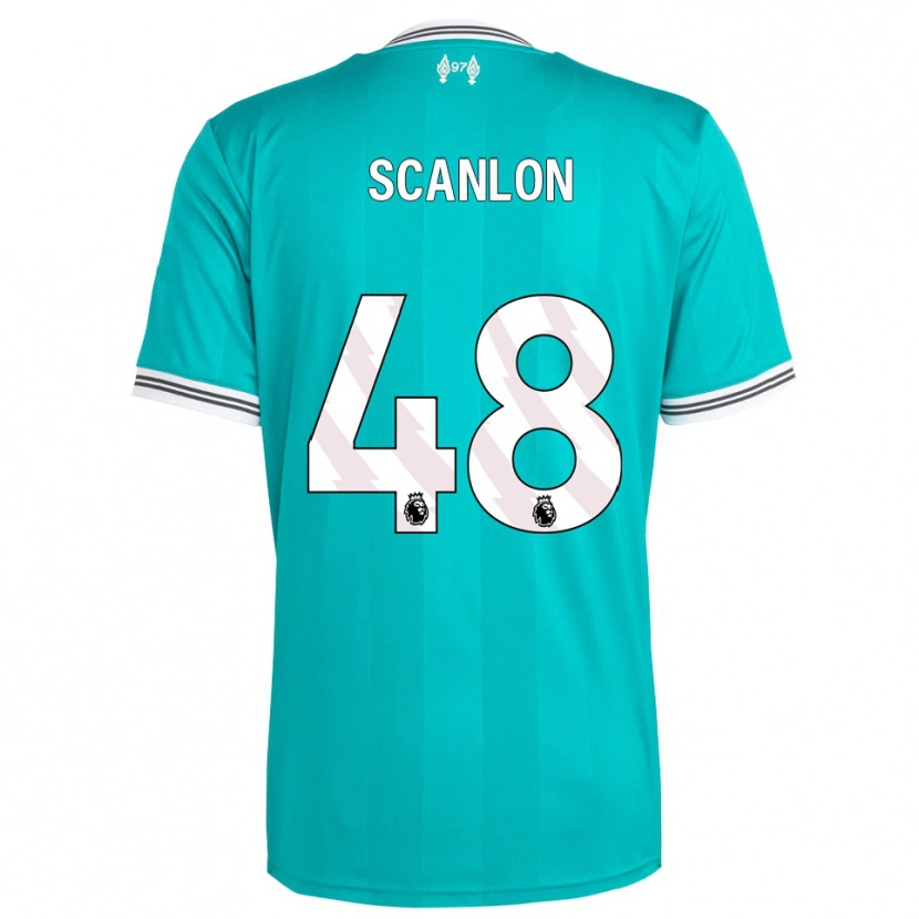 Danxen Herren Calum Scanlon #48 Grün Weiß Ausweichtrikot Trikot 2025/26 T-Shirt Schweiz