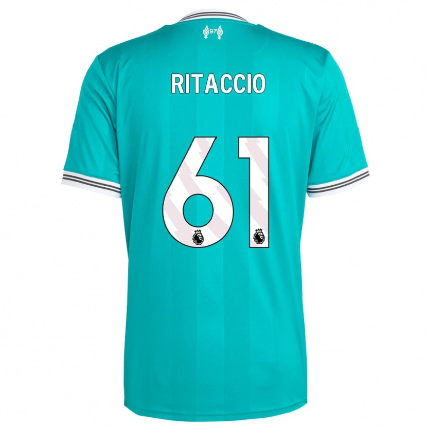 Danxen Herren Matteo Ritaccio #61 Grün Weiß Ausweichtrikot Trikot 2025/26 T-Shirt Schweiz