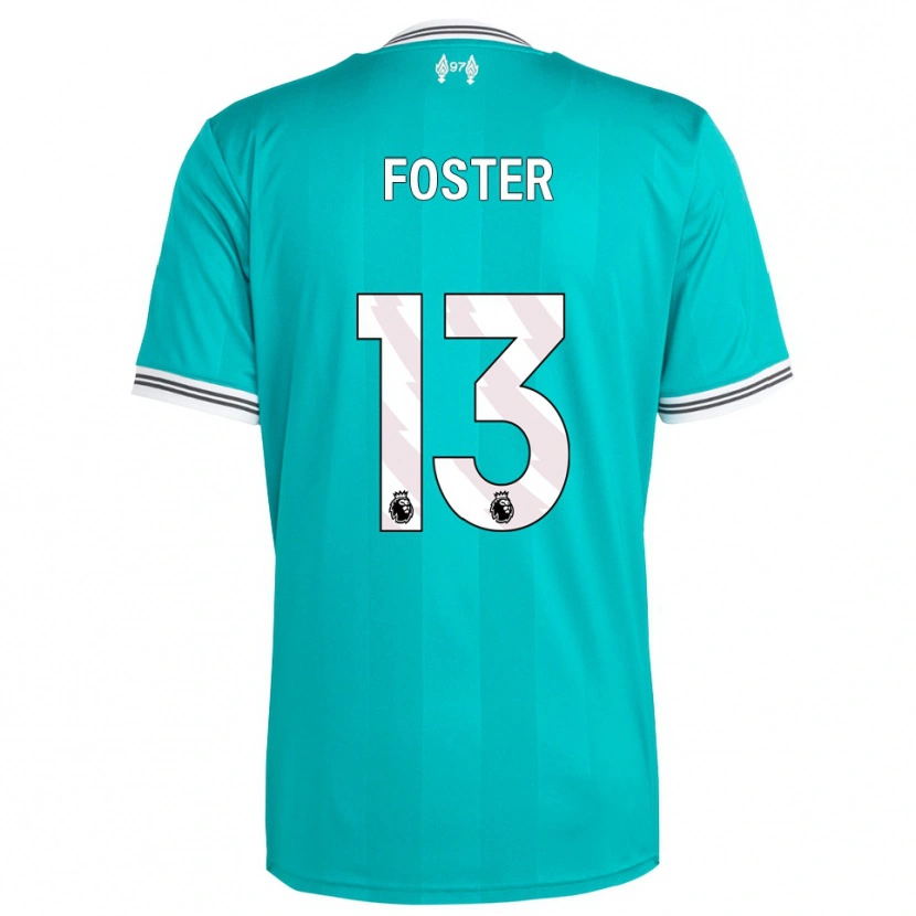 Danxen Herren Rylee Foster #13 Grün Weiß Ausweichtrikot Trikot 2025/26 T-Shirt Schweiz