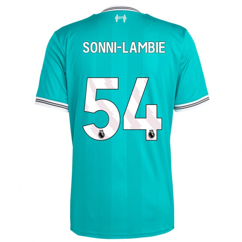 Danxen Herren Joshua Sonni-Lambie #54 Grün Weiß Ausweichtrikot Trikot 2025/26 T-Shirt Schweiz