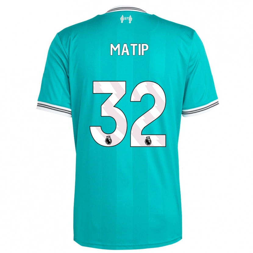 Danxen Herren Joel Matip #32 Grün Weiß Ausweichtrikot Trikot 2025/26 T-Shirt Schweiz